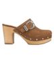 Veronica Beard Women's Larken 85MM Suede Clogs - 5