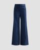 Veronica Beard Women's Ledger Striped Cotton-Blend High-Rise Flared Pants - 6