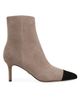 Veronica Beard Women's Lisa 70MM Suede Cap-Toe Booties - 5