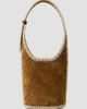 Veronica Beard Women's Loop Small Whipstitch Suede Shoulder Bag - 1