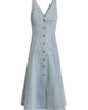 Veronica Beard Women's Lou Denim A-Line Midi-Dress - 1
