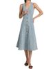 Veronica Beard Women's Lou Denim A-Line Midi-Dress - 3