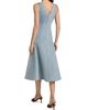Veronica Beard Women's Lou Denim A-Line Midi-Dress - 5