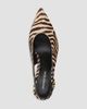Veronica Beard Women's Luciana 70MM Zebra-Print Calf Hair Slingback Pumps - 4