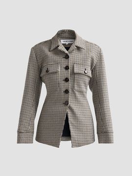 Veronica Beard Women's Molyneux Houndstooth Jacket