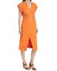 Veronica Beard Women's Octavia Linen-Blend Wrap Midi-Dress - 4