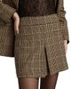 Veronica Beard Women's Pavaline Check Miniskirt - 6