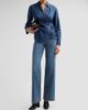 Veronica Beard Women's Perezzi Denim Wrap Shirt - 2