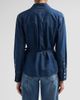Veronica Beard Women's Perezzi Denim Wrap Shirt - 3