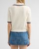 Veronica Beard Women's Quinelle Knit Polo Shirt - 3