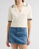 Veronica Beard Women's Quinelle Knit Polo Shirt - 4