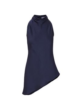 Veronica Beard Women's Radford Asymmetric Sleeveless Tunic Top
