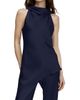 Veronica Beard Women's Radford Asymmetric Sleeveless Tunic Top - 4