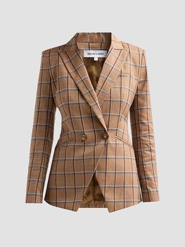 Veronica Beard Women's Rickie Plaid Dickey Jacket