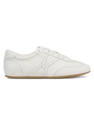 Veronica Beard Women's Riviera Logo Leather Low-Top Sneakers