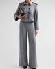 Veronica Beard Women's Saunder Cotton-Blend Wide-Leg Pants - 2
