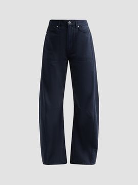 Veronica Beard Women's Sloan High-Rise Barrel-Leg Pants