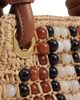 Veronica Beard Women's Small Beaded Raffia Slouch Top Handle Bag - 2