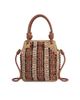 Veronica Beard Women's Small Beaded Raffia Slouch Top Handle Bag - 3