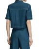 Veronica Beard Women's Spruce Denim Short-Sleeve Shirt - 5