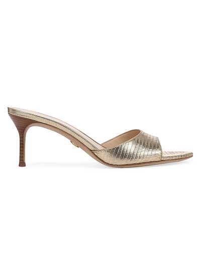 Veronica Beard Women's Tia 65MM Leather Sandals