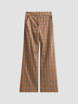 Veronica Beard Women's Tonelli Plaid Flared Pants