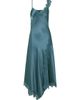 Veronica Beard Women's Vernon Asymmetric Lace-Trim Midi-Slipdress - 7