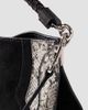 Veronica Beard Women's Vida Snakeskin-Embossed Suede Shoulder Bag - 4