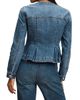 Veronica Beard Women's Zahara Denim Peplum Jacket - 4