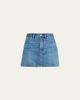 Veronica Beard Zora Denim Mini Skirt - 1