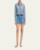 Veronica Beard Zora Denim Mini Skirt - 2
