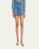 Veronica Beard Zora Denim Mini Skirt - 4