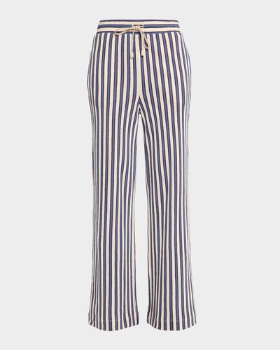 Veronica Beard Zosia Crochet Drawstring Pants
