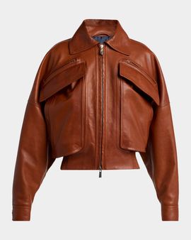 Versace Blouson Leather Jacket