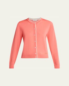 Versace Fine Wool Cardigan