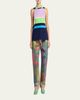Versace Hand-Painted Straight-Leg Jeans - 2