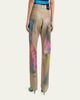 Versace Hand-Painted Straight-Leg Jeans - 3
