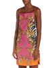 Versace Jeans Couture Versace Jeans Couture Satin Zebra Mini Dress - 1