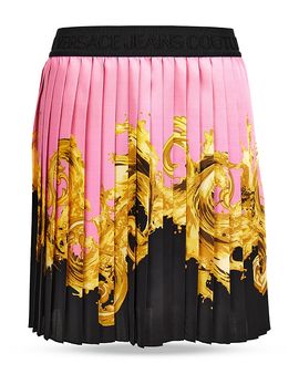 Versace Jeans Couture Versace Jeans Couture Twill Pan Wave Skirt