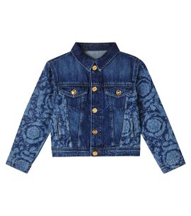 Versace Kids Versace Kids Barocco denim jacket