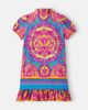 Versace Kids Versace Kids Electric Barocco silk twill shirt dress - 2
