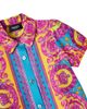 Versace Kids Versace Kids Electric Barocco silk twill shirt dress - 3