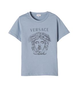 Versace Kids Versace Kids La Medusa cotton jersey T-shirt