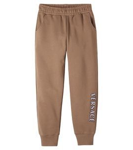 Versace Kids Versace Kids Logo cotton jersey sweatpants