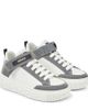 Versace Kids Versace Kids Logo leather high-top sneakers - 1