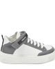 Versace Kids Versace Kids Logo leather high-top sneakers - 4