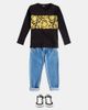 Versace Kids Versace Kids Logo leather sneakers - 2
