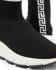 Versace Kids Versace Kids Logo sock sneakers - 5
