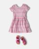 Versace Kids Versace Kids Logo striped cotton jersey dress - 2