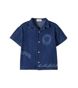 Versace Kids Versace Kids Medusa denim shirt